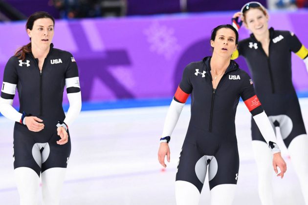 Team USA Speed Skating Crotch-highlighting Uniform